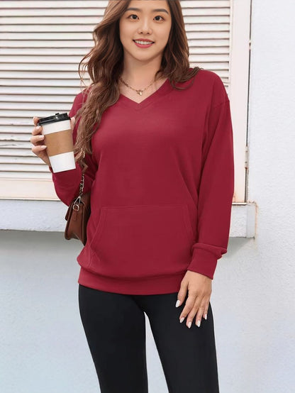 Sweatshirt for Women Long Sleeve Crewneck Sweatshirt Women Causal Loose Fit Pullover Tunic Top Fall Clothes Shirts