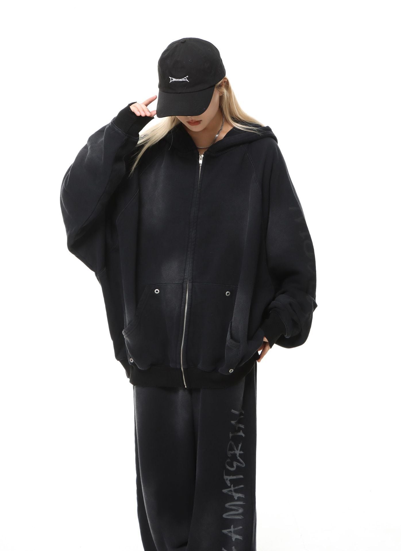 Unisex Damage Dolman Set-Up mry001585 - Seldom Seen Styles