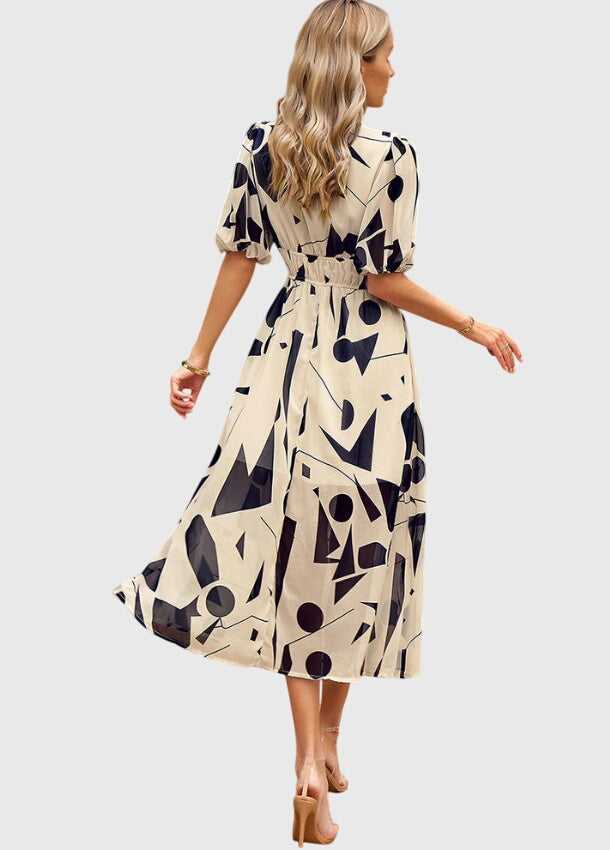 Merlin | Flattering Floral Midi Dress - Seldom Seen Styles