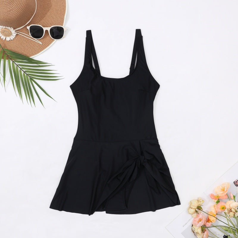 One Piece Swimdress Swimsuits for Women Tummy Control Swim Dresses Skirt Bathing Suit - Seldom Seen Styles
