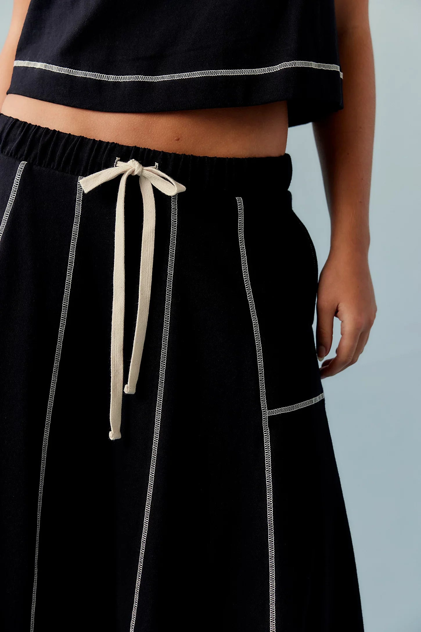 Womens Skirt Sets 2 Piece Outfits Casual Summer Sets Vacation Matching Lounge Set Midi Skirt and Top Set 2025 - Seldom Seen Styles