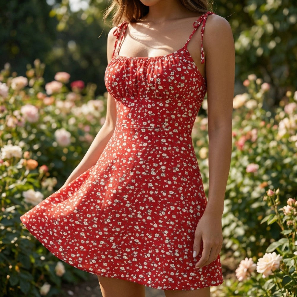 Eliana Floral Mini Sundress - Seldom Seen Styles