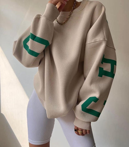 chicago Hoodie 2024 letter print loose hoodie Summer Spring casual sweatshirt hoodie Women's pullover y2k street styleo