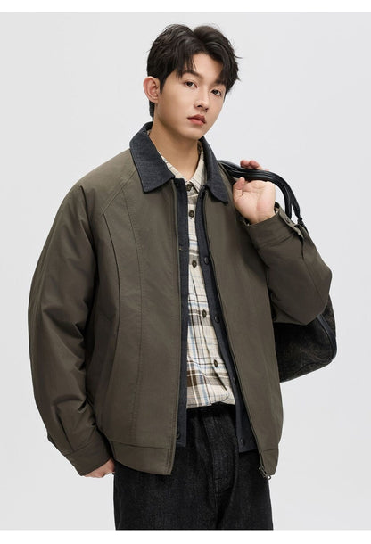 new winter men's down jacket 90 duck down two fashion trend coat lapel outdoor jacket