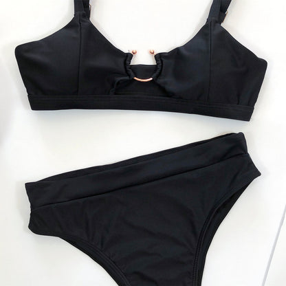 black bikini set