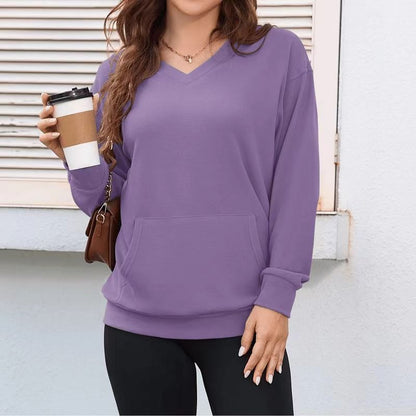 Sweatshirt for Women Long Sleeve Crewneck Sweatshirt Women Causal Loose Fit Pullover Tunic Top Fall Clothes Shirts