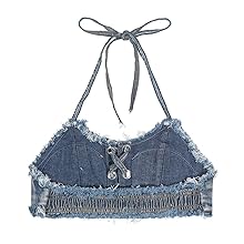 Women's Denim Bikini Set with Jeans Shorts and Bra for Beach Play and Bar Nightclub Performance - Seldom Seen Styles