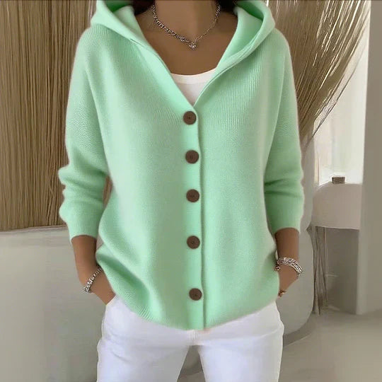 Cally – Soft Hooded Knit Cardigan for Effortless Everyday Comfort - Seldom Seen Styles