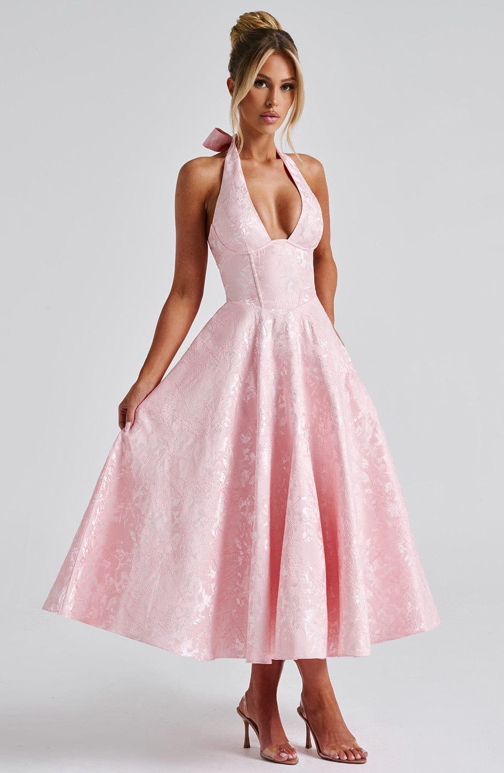 Effie Midi Dress - Blush - Seldom Seen Styles