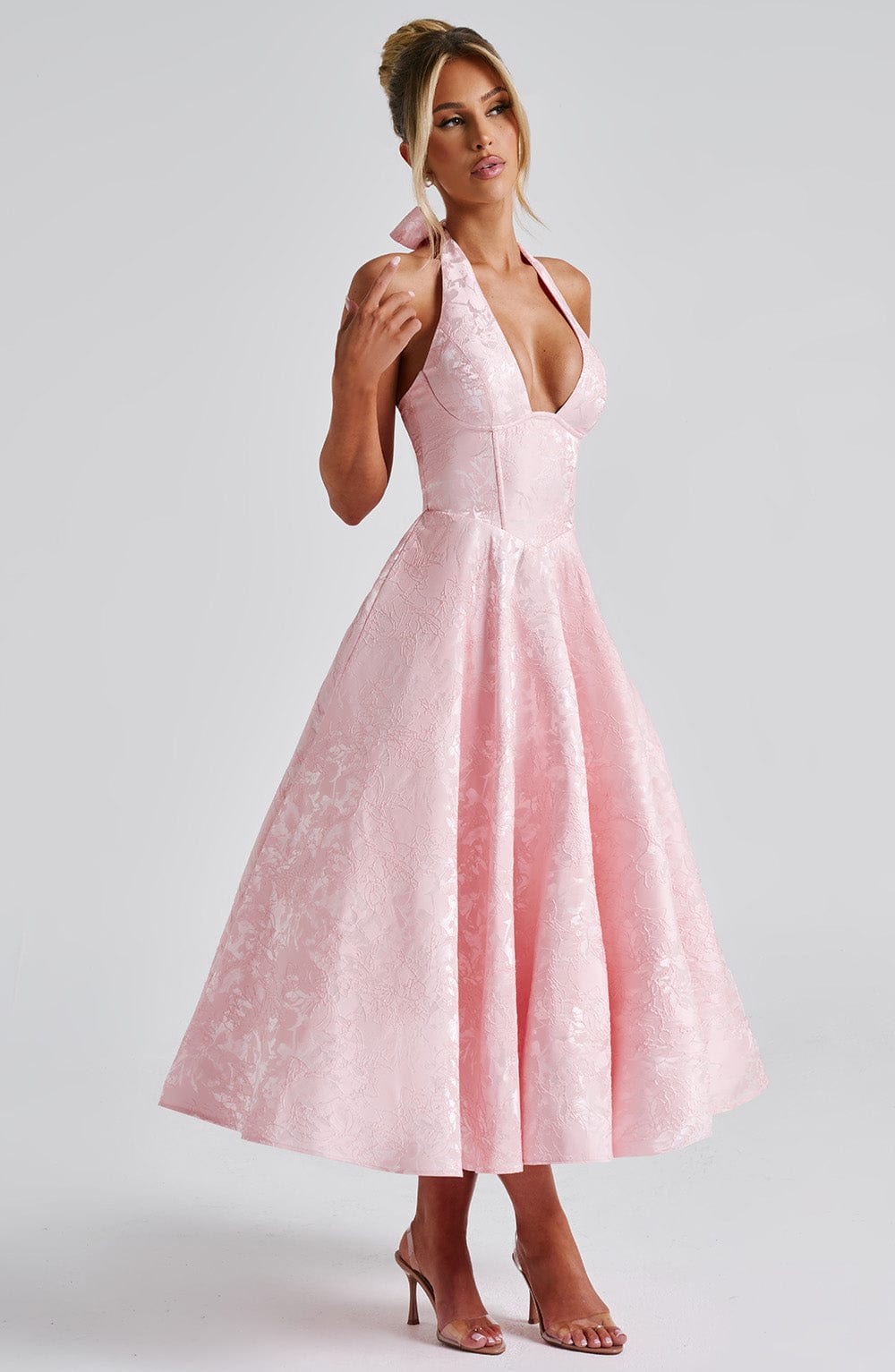 Effie Midi Dress - Blush - Seldom Seen Styles