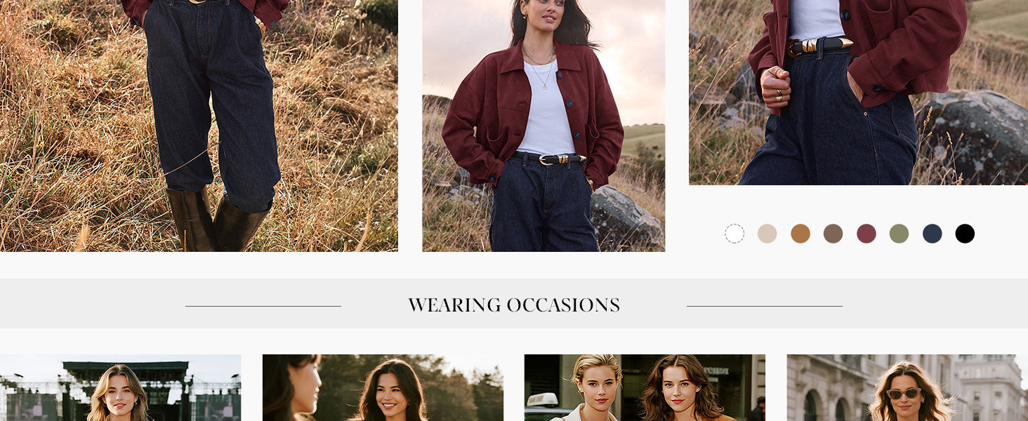 Women's Faux Suede Cropped Jacket Casual Lightweight Fall Fashion 2025 Winter Coats Outerwear Trendy Clothes - Seldom Seen Styles