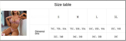 Lingerie for Women Sexy Floral Embroidered See Through Underwire Bra and Panty Set