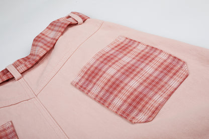 Women's Cute Embroidery Plaid Tie Wide Leg Denim Shorts High Waist Cherry Cat Bow Casual Sweet Streetwear Jean Shorts