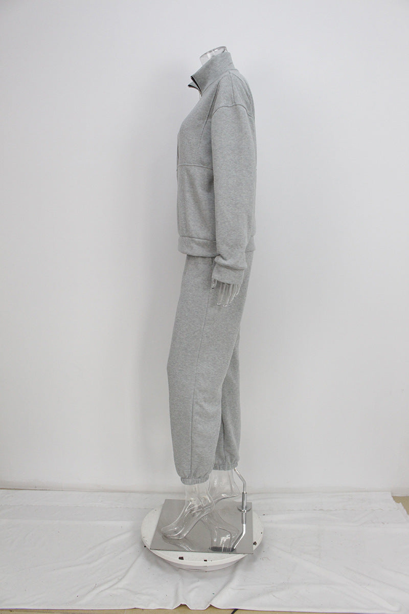 Xiaran 1/4 Zip Jogger Set