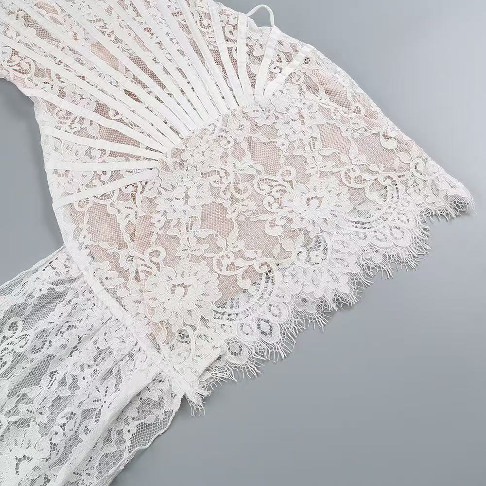 The lace corset mini dress - Seldom Seen Styles