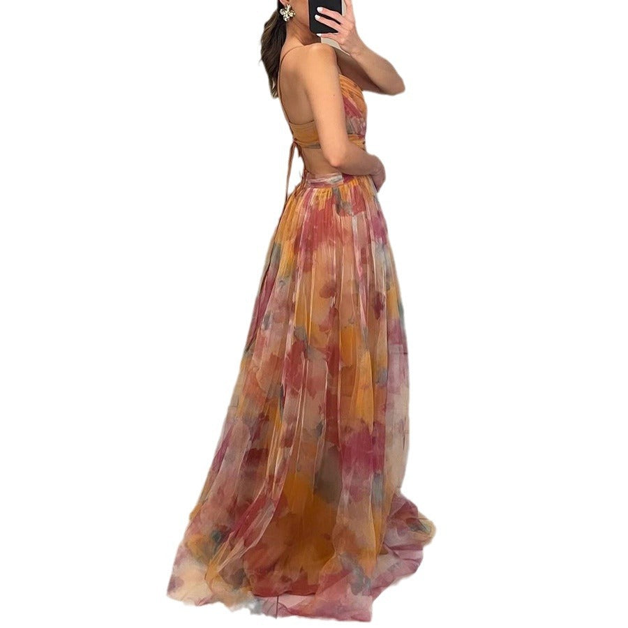 open back maxi dress