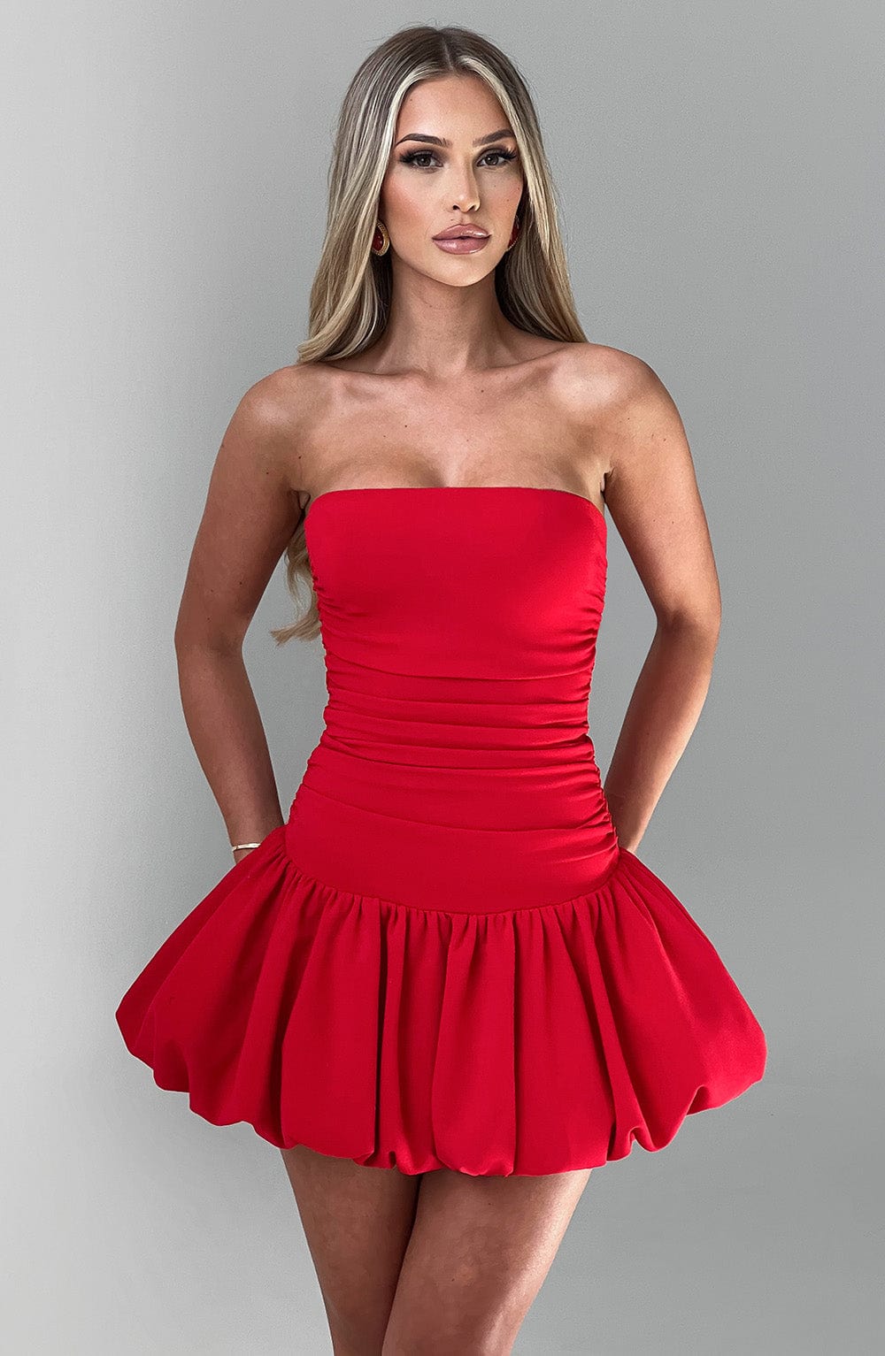 Gemma Mini Dress - Red - Seldom Seen Styles