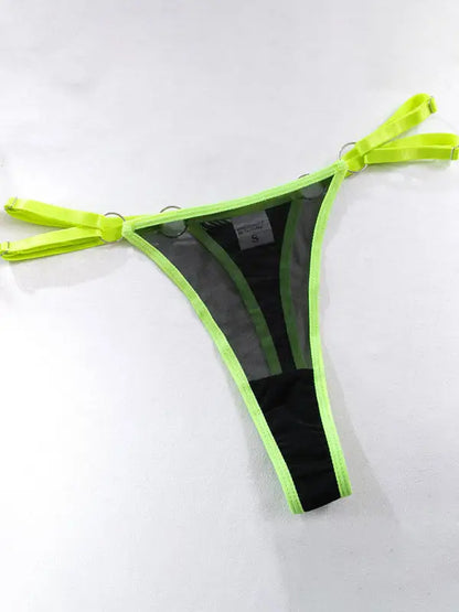 Hard To Keep - 3-Piece Velvet Lingerie Set