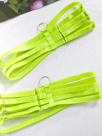 Hard To Keep - 3-Piece Velvet Lingerie Set