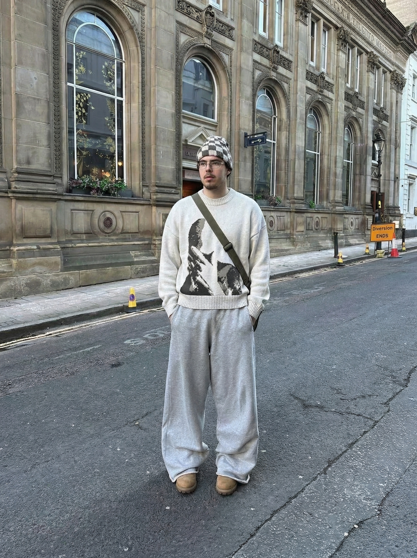 Knitted Sweater "Why?" - Seldom Seen Styles
