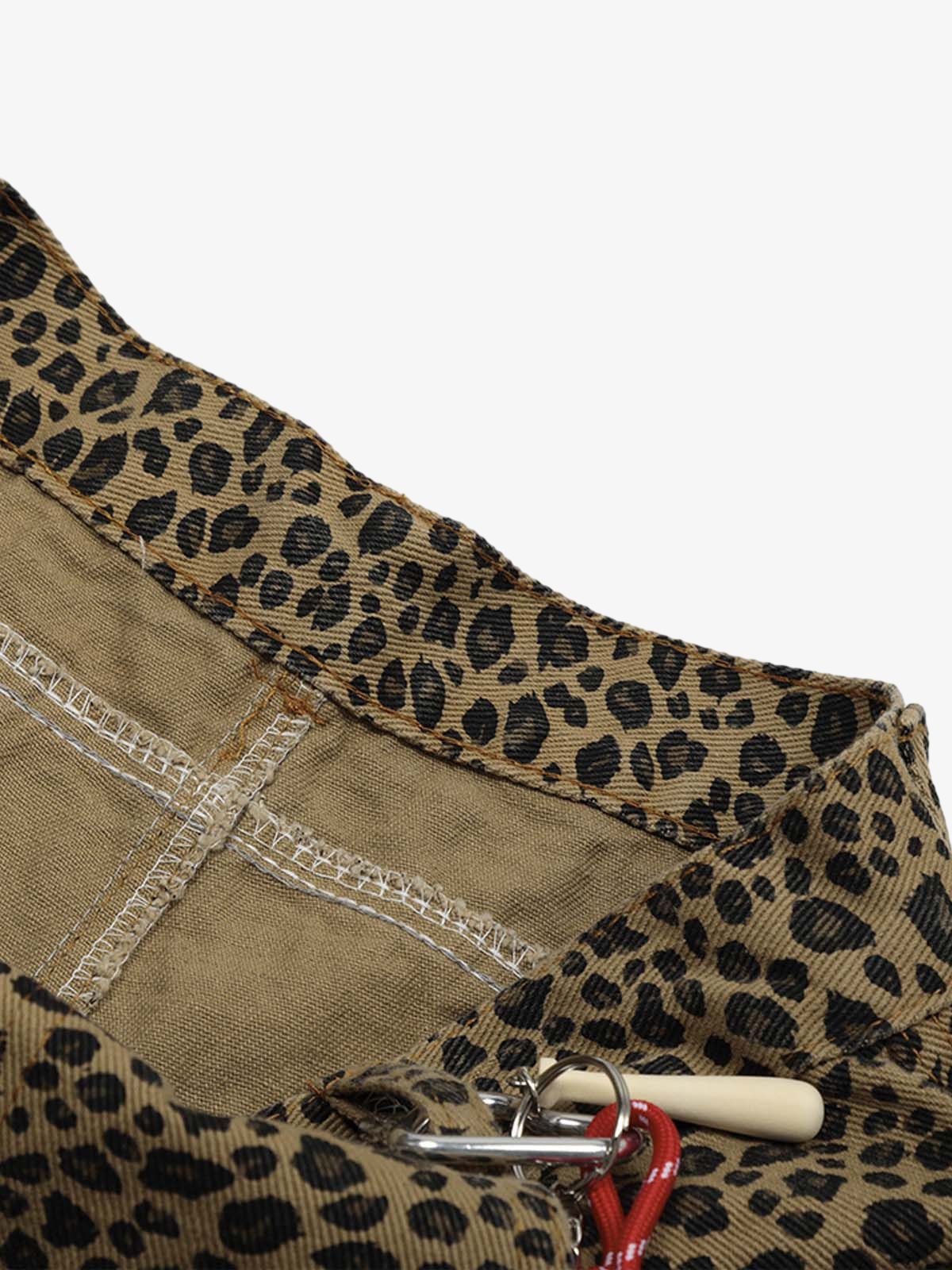 Cheetah Print Barrel Pants - 2416 