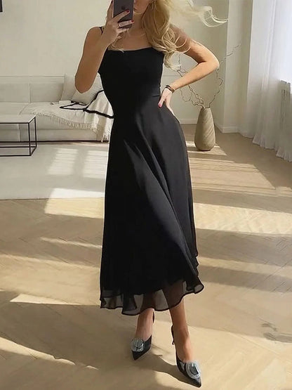 Women’s Square-Neck Midi Dress