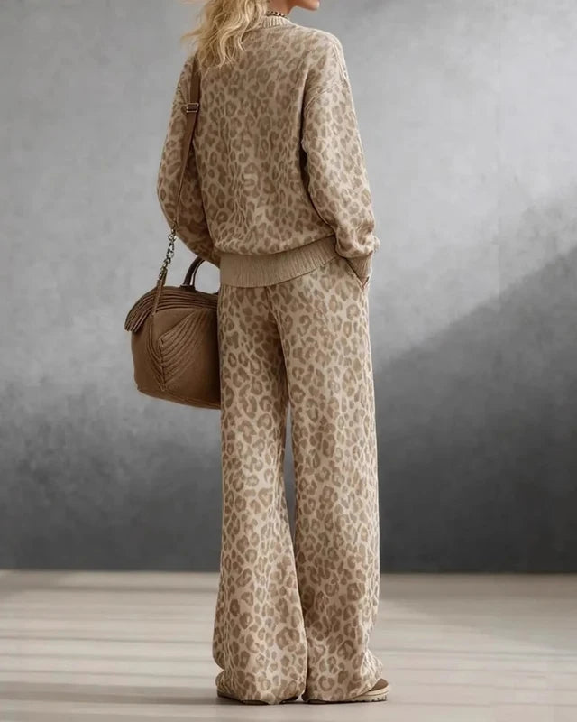 Lana Leopard Cozy Match Set