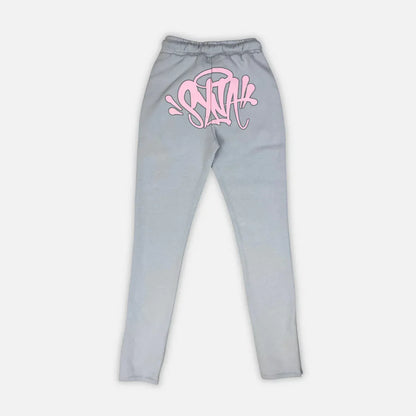 Syna World Logo Tracksuit - Grey / Pink