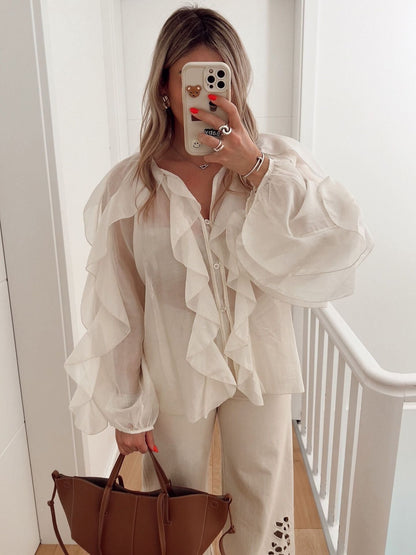 Hauts en tulle sans manches