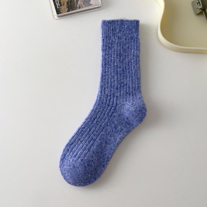 drawstring socks solid color warm mid-rise socks women - Seldom Seen Styles
