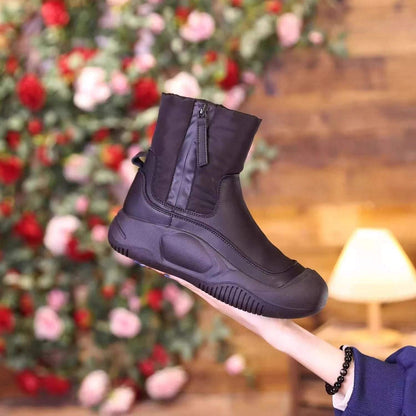 Women's winter velvet thickened non-slip warm Martin boots