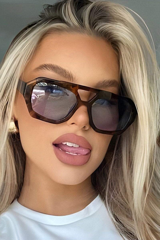 Women's Retro Personalized Irregular Sunglasses - Seldom Seen Styles
