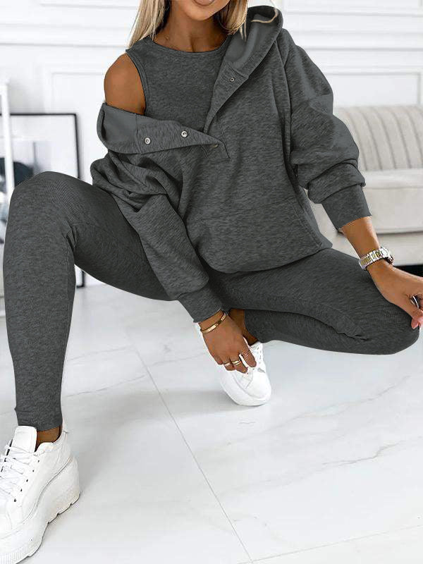 Casual and Comfortable Sweatshirt Suit - Seldom Seen Styles
