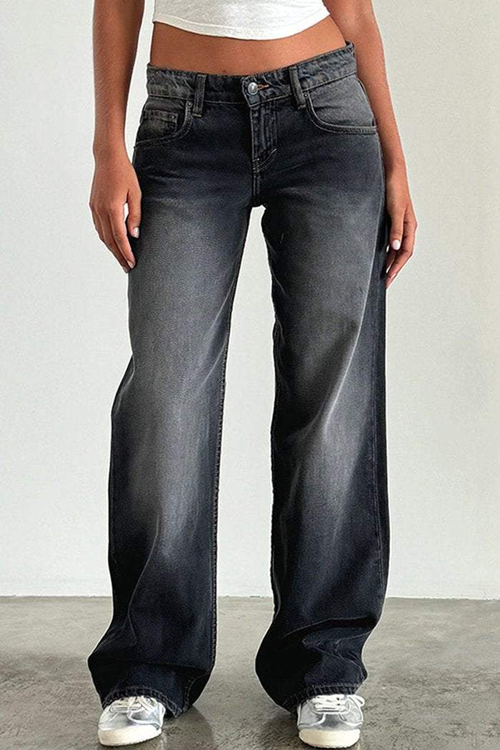 Women's Casual Multicolor Straight Jeans - Seldom Seen Styles