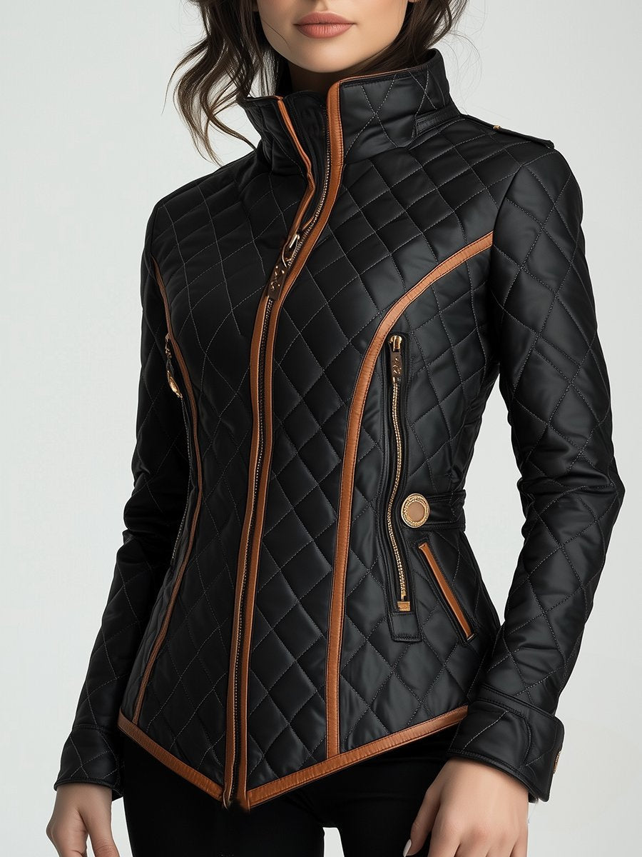 Lillian | Diamond-quilted Padded Jacket - Seldom Seen Styles