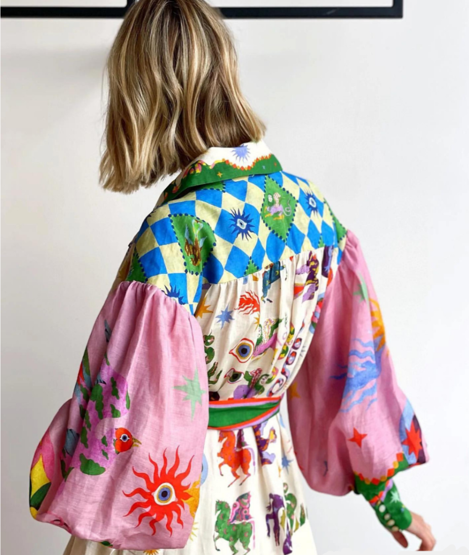 Kristin | Women's Printed Maxi Shirt Dress - Seldom Seen Styles