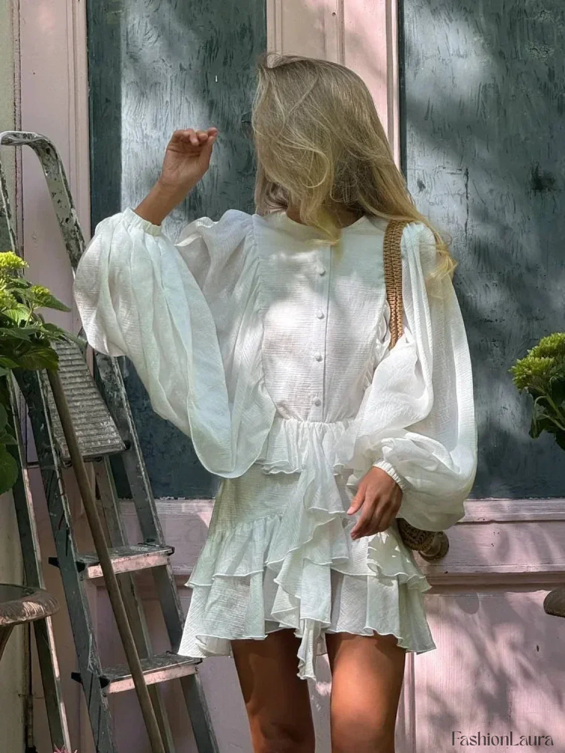 Layered Ruffled Single Boho Dress - Seldom Seen Styles
