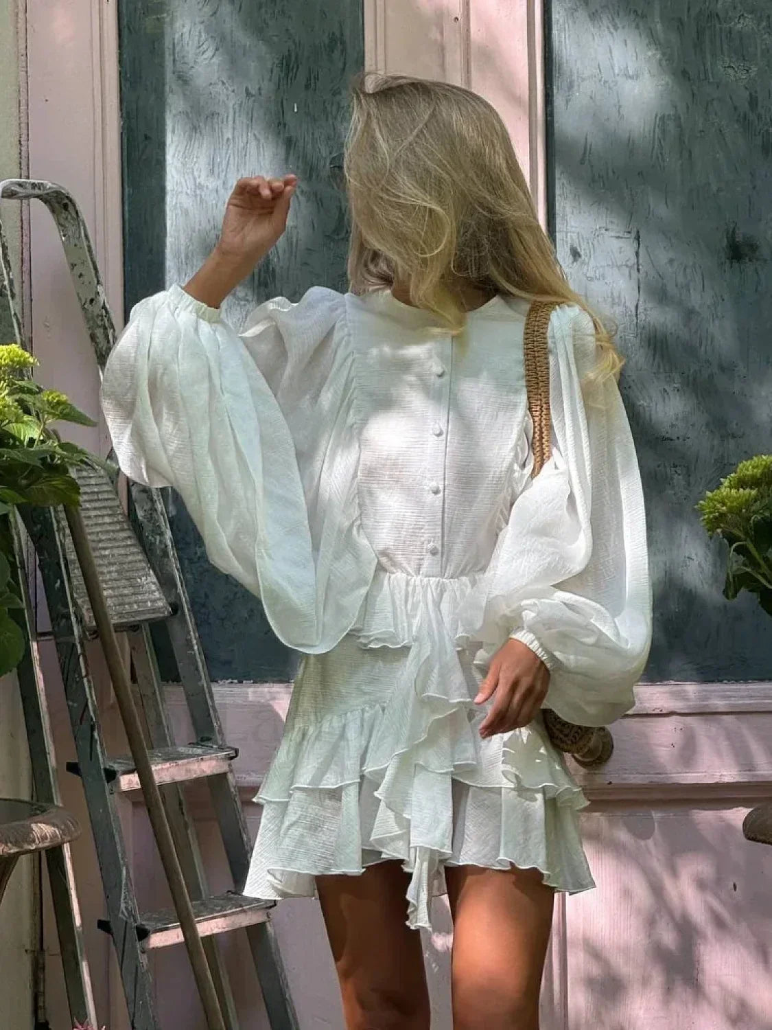 Layered Ruffled Single Boho Dress - Seldom Seen Styles