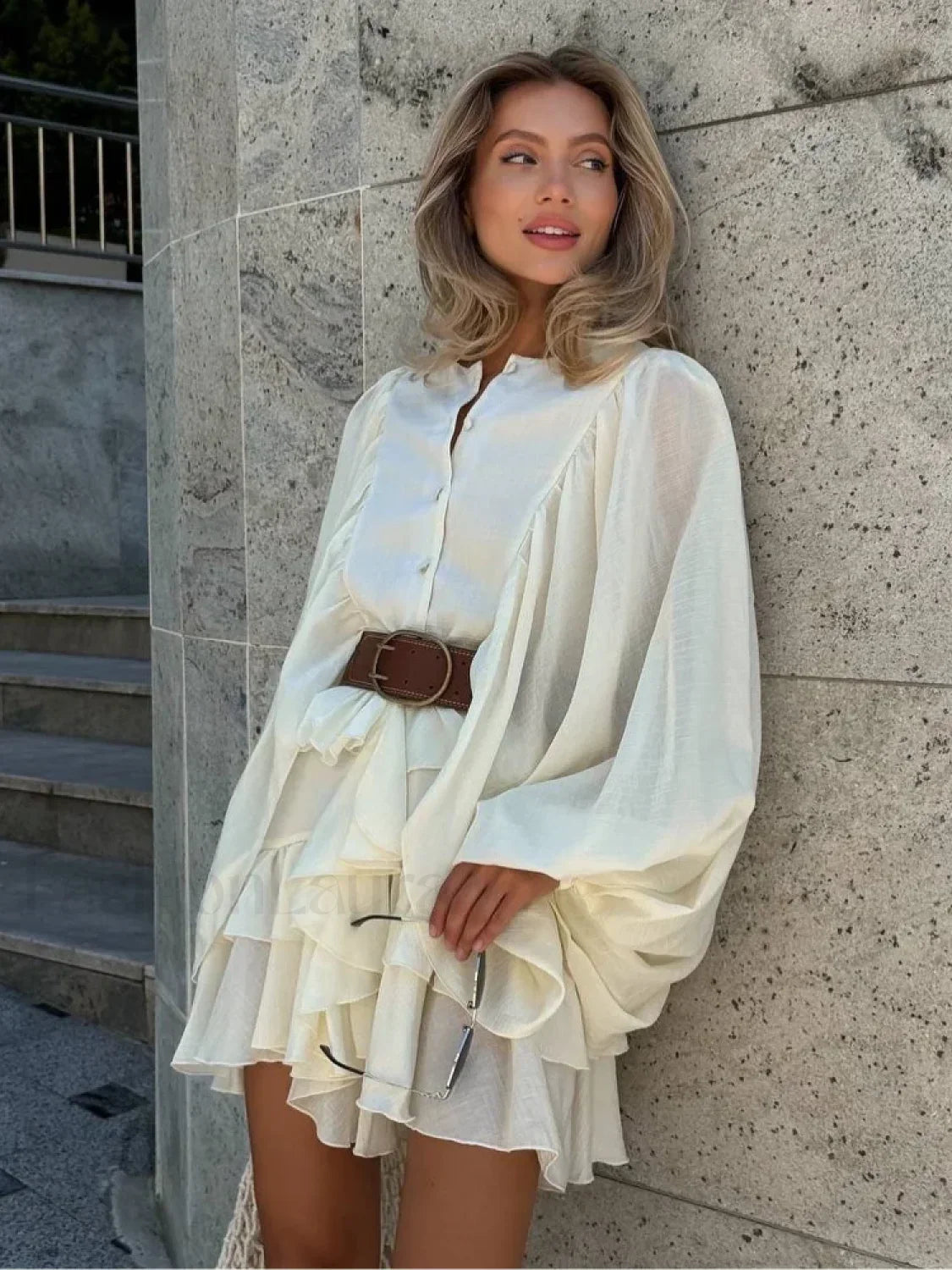 Layered Ruffled Single Boho Dress - Seldom Seen Styles