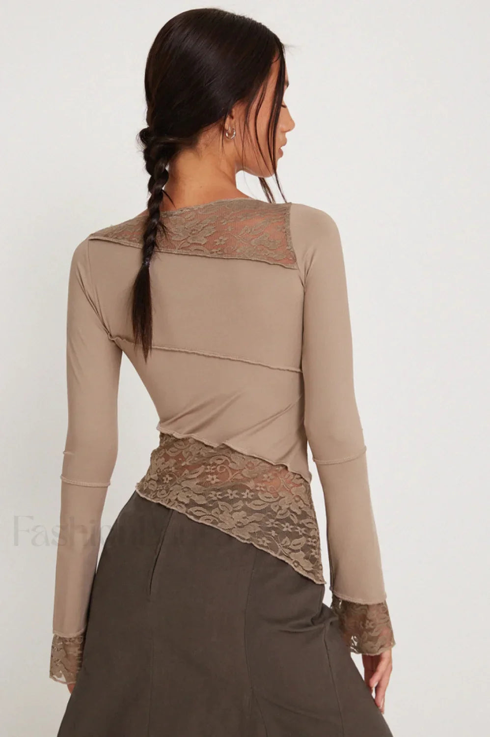 Lucca Long Stylish Sleeve Top - Seldom Seen Styles