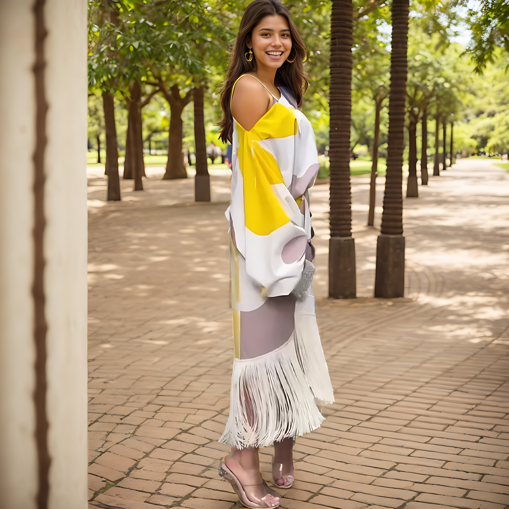 Maisie | Women's One-Shoulder Wrap Midi Dress - Seldom Seen Styles
