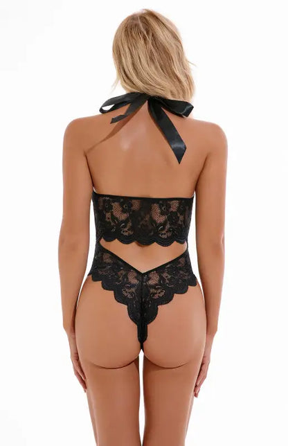 Lingerie Teddy en dentelle Rêves de Minuit