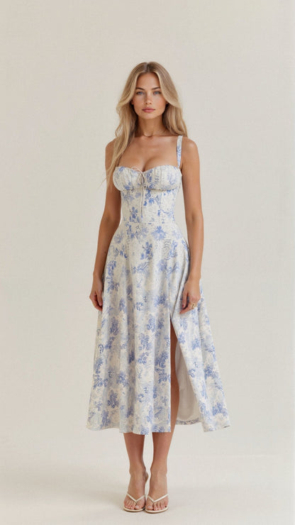 Elegant Waist Dress with Flattering Fit