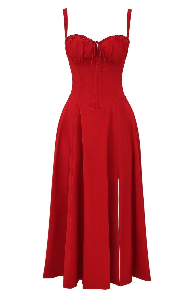 Elegant Waist Dress with Flattering Fit - Seldom Seen Styles