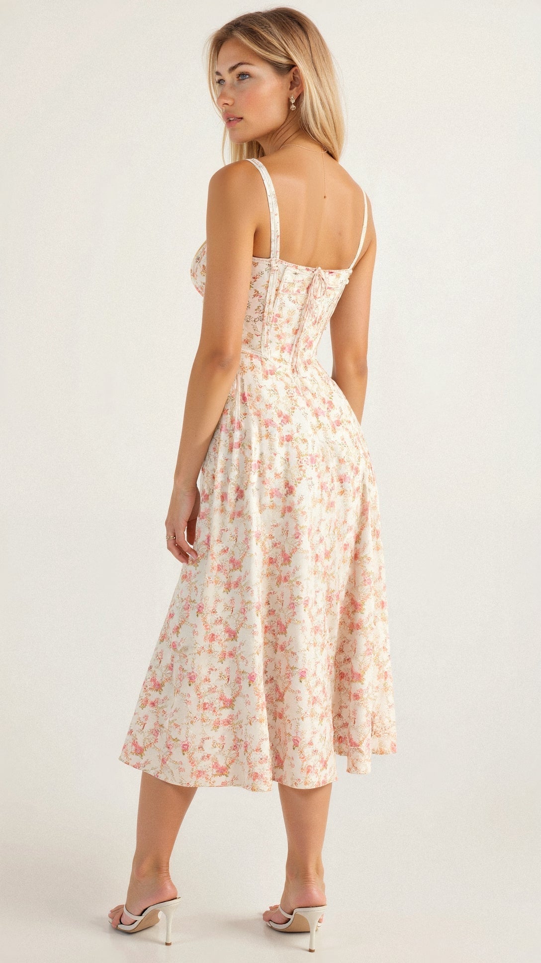 Elegant Waist Dress with Flattering Fit - Seldom Seen Styles