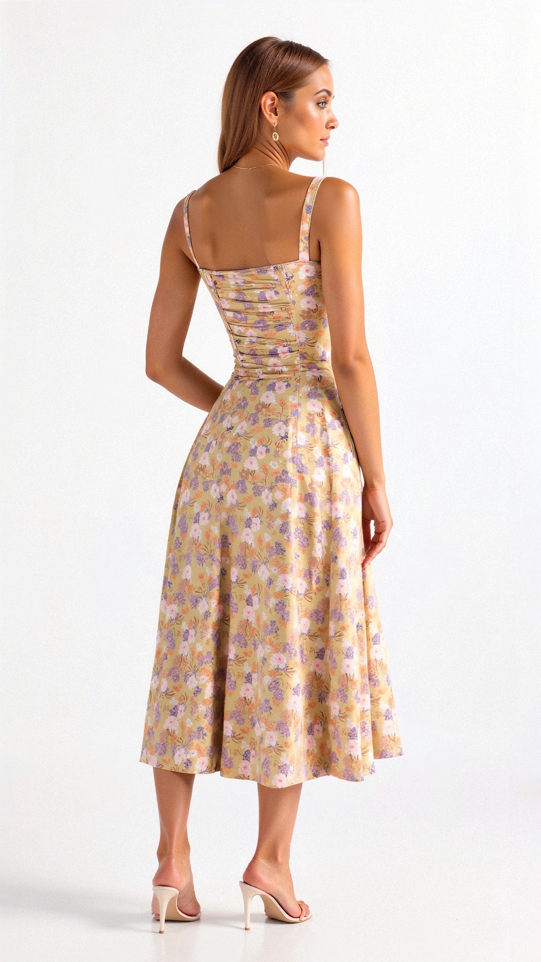 Elegant Waist Dress with Flattering Fit - Seldom Seen Styles