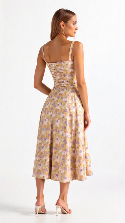 Elegant Waist Dress with Flattering Fit