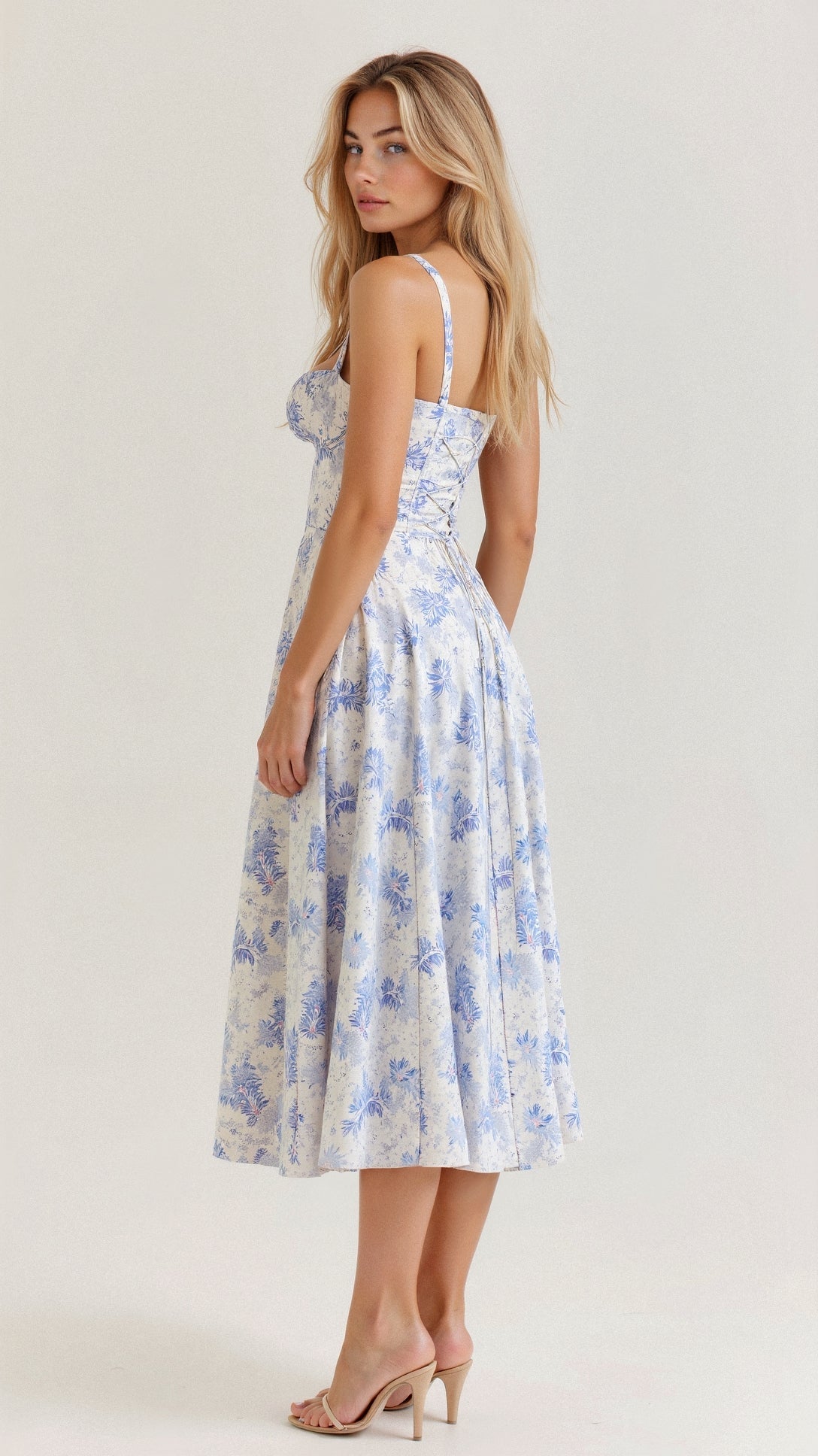 Elegant Waist Dress with Flattering Fit - Seldom Seen Styles