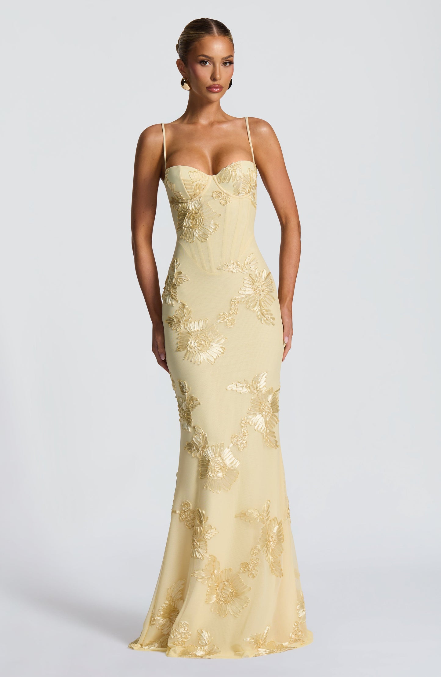Nefertiti Maxi Dress - Lemon Dress Babyboo Fashion Premium Exclusive Design