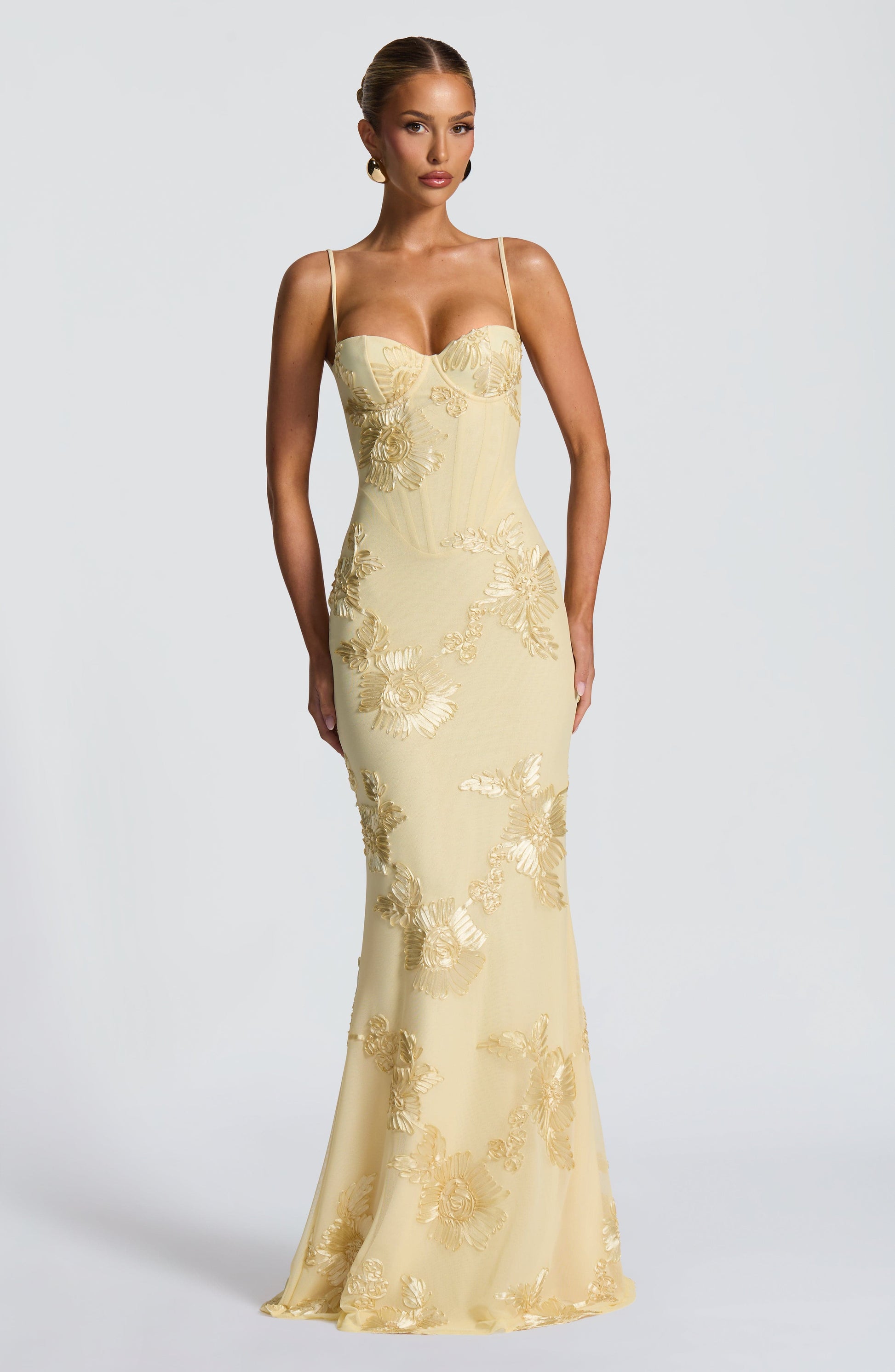 Nefertiti Maxi Dress - Lemon Dress Babyboo Fashion Premium Exclusive Design